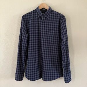 Nordstrom Trim Fit Button Up in Buffalo Check Plaid Size M